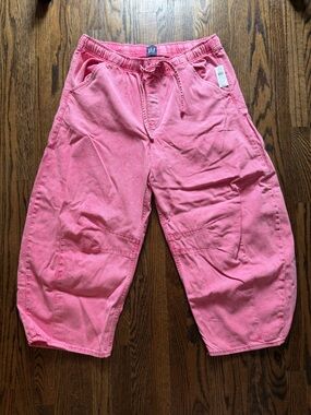 GAP barrel leg drawstring pants NWT